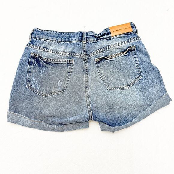 The Kooples Jean Denim Cutoff Jean Shorts Ripped FSH1208 BLU08 Size XS - Picture 2 of 7